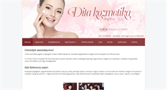 Desktop Screenshot of ditakozmetika.hu